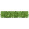 Balkongskärm gröna blad vidaXL 300 x 75 cm – miniatyr 3