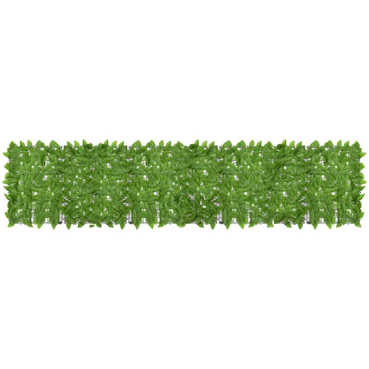 Balkongskärm gröna blad vidaXL 300 x 75 cm – bild 3
