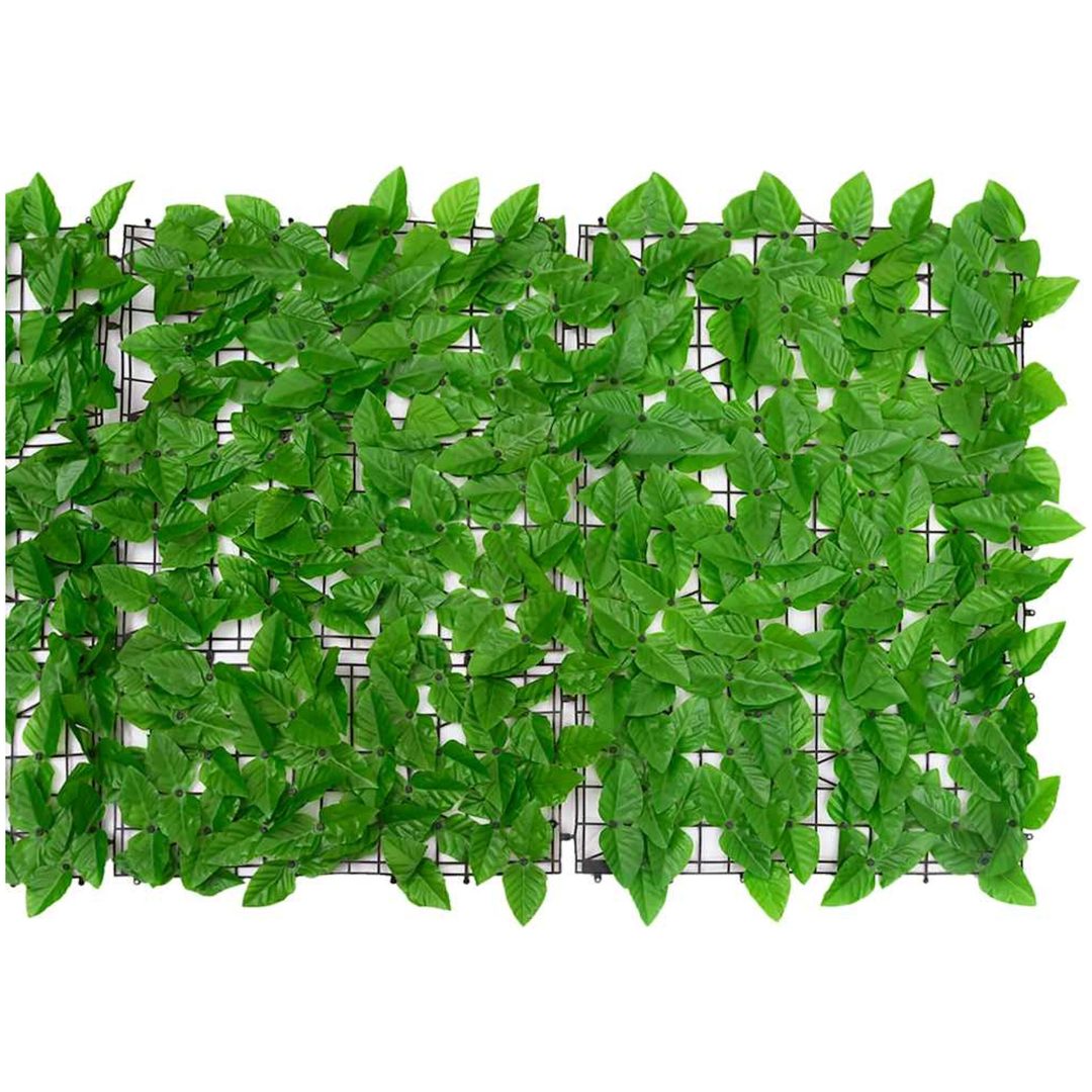 Balkongskärm gröna blad vidaXL 300 x 75 cm – bild 4