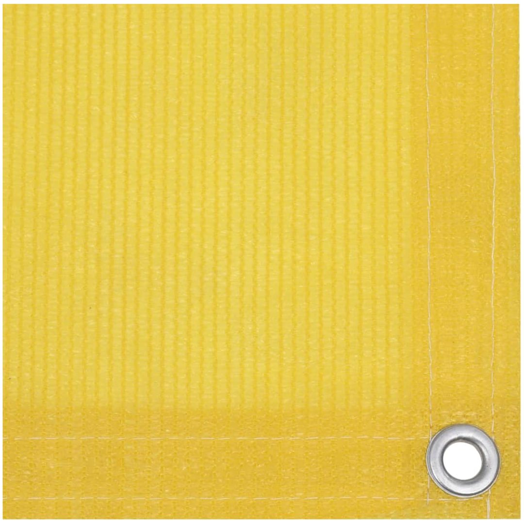 Balkongskärm gul HDPE vidaXL 120 x 400 cm – bild 3