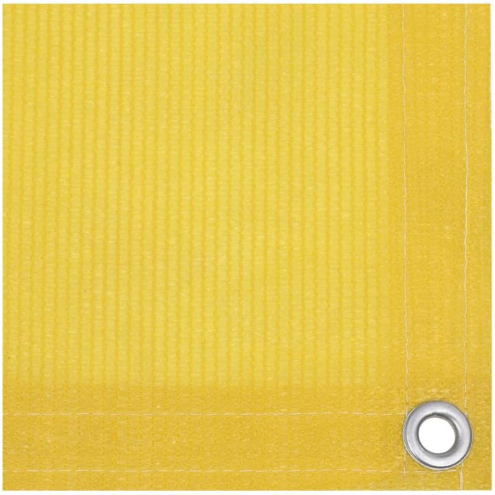 Balkongskärm gul HDPE vidaXL 120 x 400 cm – bild 3