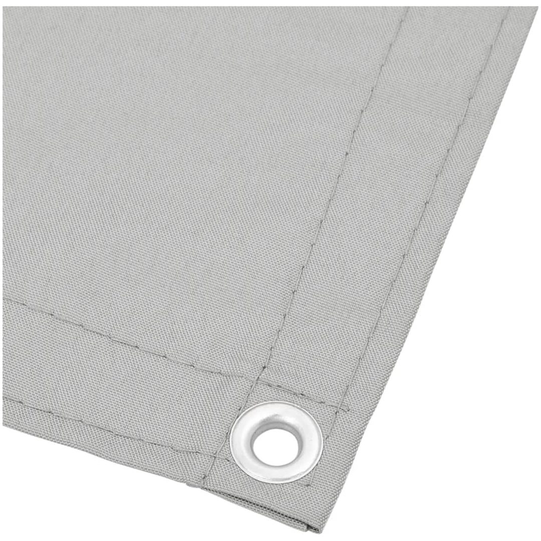 Balkongskärm ljusgrå 100% polyester oxford vidaXL 90 x 400 cm – bild 4