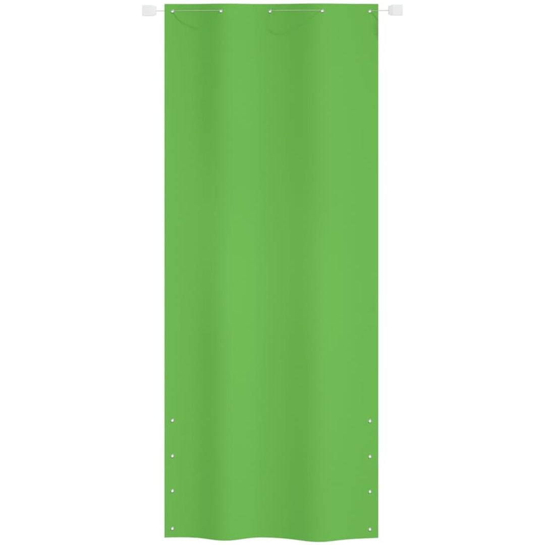Balkongskärm ljusgrön oxfordtyg vidaXL 100 x 240 cm – bild 2