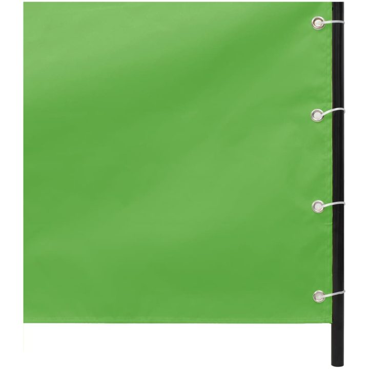 Balkongskärm ljusgrön oxfordtyg vidaXL 100 x 240 cm – bild 3