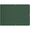 Balkongskärm mörkgrön 100% polyester oxford vidaXL 75 x 800 cm – miniatyr 2