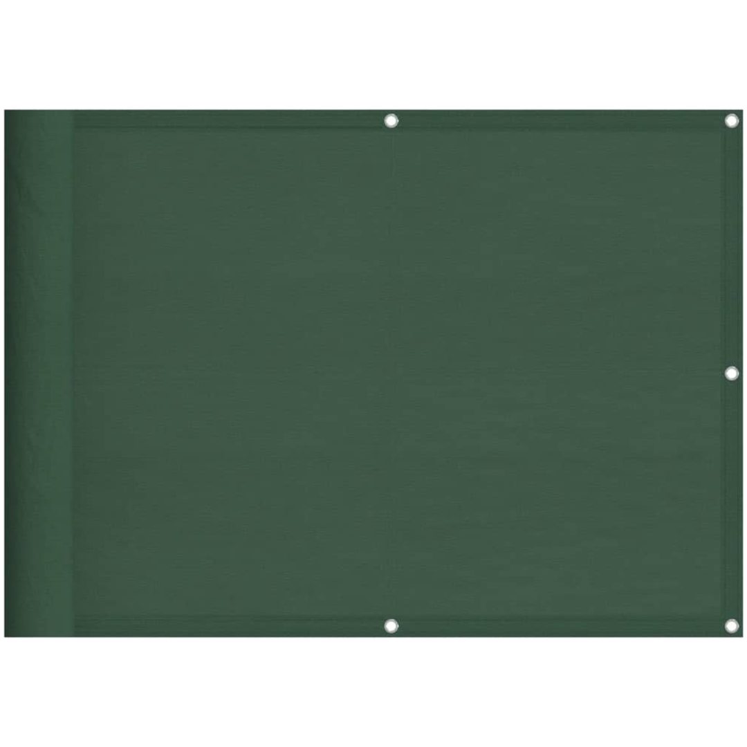Balkongskärm mörkgrön 100% polyester oxford vidaXL 75 x 800 cm – bild 2