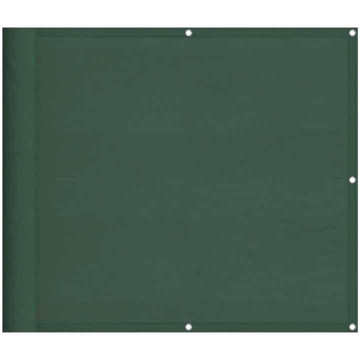Balkongskärm mörkgrön 100% polyester oxford vidaXL 90 x 800 cm – bild 2