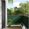 Balkongskärm mörkgrön 100% polyester oxfordtyg vidaXL 75 x 1000 cm – miniatyr 1