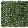 Balkongskärm mörkgröna blad vidaXL 200 x 150 cm – miniatyr 3