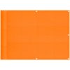 Balkongskärm orange 100% polyester Oxford vidaXL 75 x 800 cm – miniatyr 2