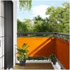 Balkongskärm orange 100% polyester Oxford vidaXL 75 x 800 cm – miniatyr 1