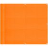Balkongskärm orange 100% polyester Oxford vidaXL 90 x 800 cm – miniatyr 2