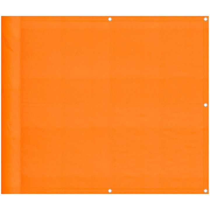 Balkongskärm orange 100% polyester Oxford vidaXL 90 x 800 cm – bild 2