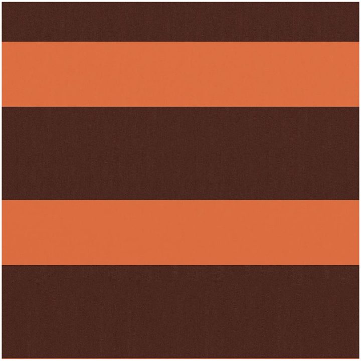 Balkongskärm orange och brun oxfordtyg vidaXL 90 x 300 cm – bild 2