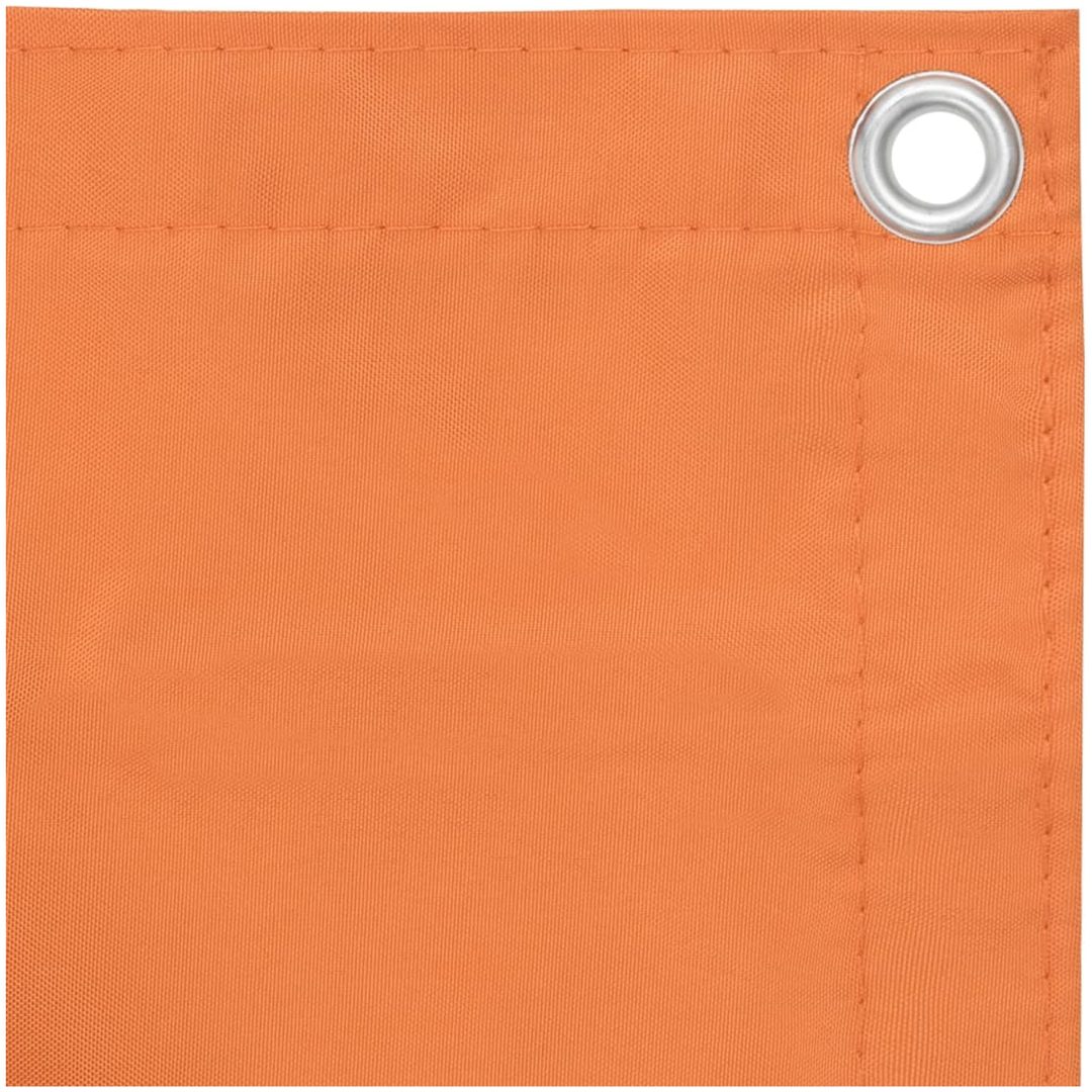 Balkongskärm orange oxfordtyg vidaXL 120 x 500 cm – bild 2