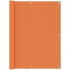 Balkongskärm orange oxfordtyg vidaXL 120 x 500 cm – miniatyr 1