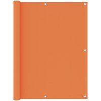 Balkongskärm orange oxfordtyg vidaXL