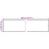 Balkongskärm oxfordtyg antracit vidaXL 75 x 400 cm – miniatyr 6