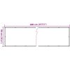 Balkongskärm oxfordtyg beige vidaXL 90 x 400 cm – miniatyr 6