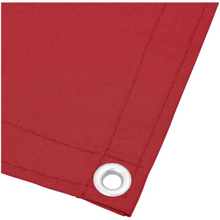 Balkongskärm röd 100% polyester oxford vidaXL 75 x 800 cm – bild 4
