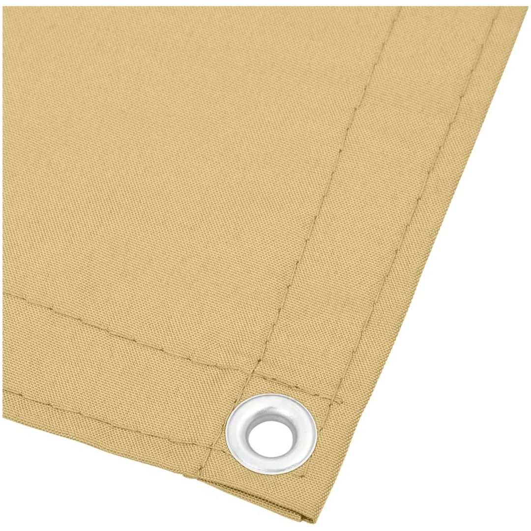 Balkongskärm sand 100% polyester oxford vidaXL 90 x 400 cm – bild 4