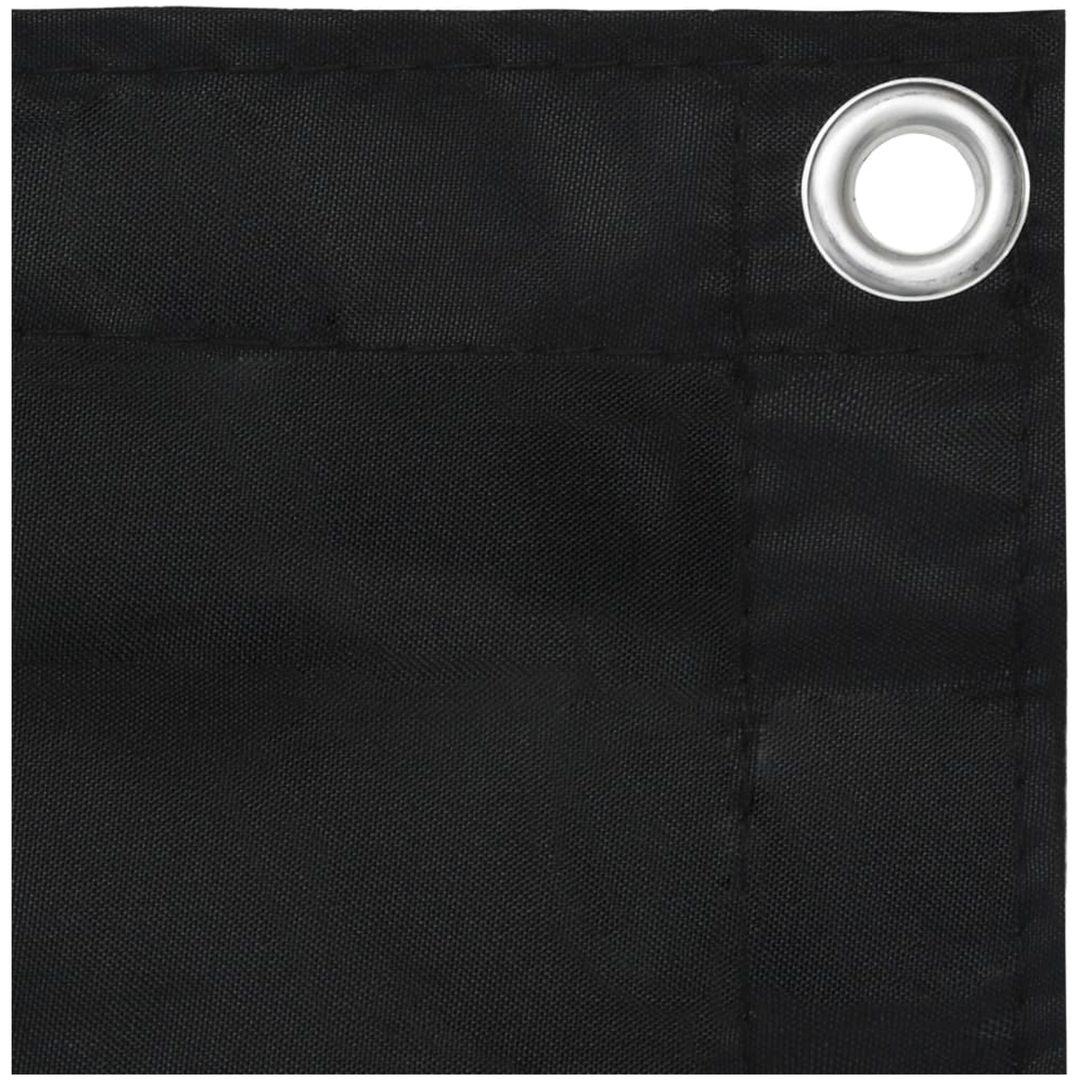 Balkongskärm svart oxfordtyg vidaXL 75 x 300 cm – bild 3