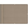 Balkongskärm taupe 100% polyester oxford vidaXL 75 x 700 cm – miniatyr 2