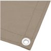 Balkongskärm taupe 100% polyester oxford vidaXL 75 x 800 cm – miniatyr 3