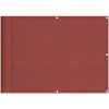 Balkongskärm terrakotta 100% polyester oxford vidaXL 75 x 800 cm – miniatyr 2
