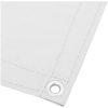 Balkongskärm vit 100% polyester oxford vidaXL 75 x 700 cm – miniatyr 4