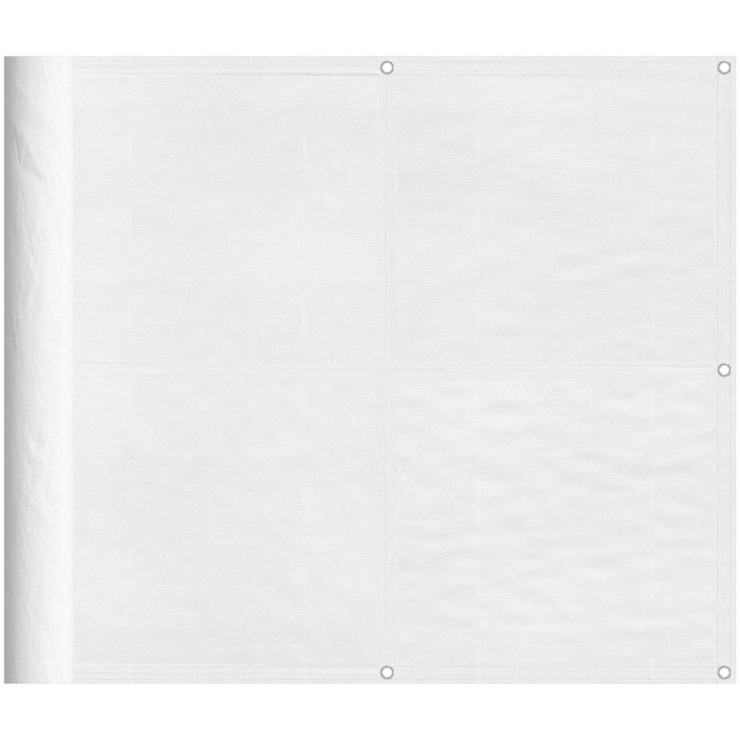 Balkongskärm vit 100% polyester oxford vidaXL 90 x 800 cm – bild 2