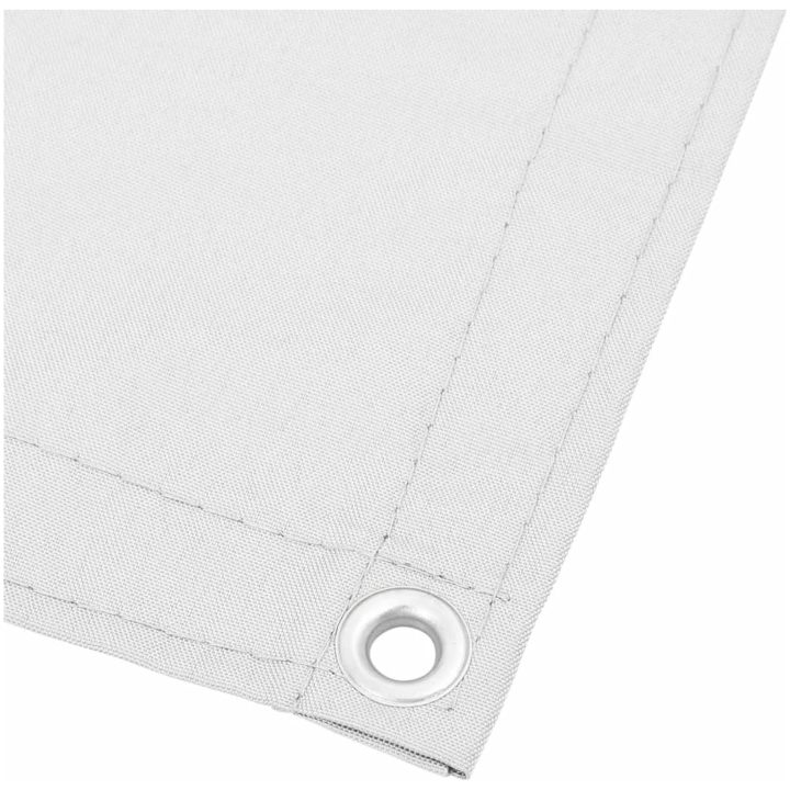 Balkongskärm vit 100% polyester oxford vidaXL 90 x 800 cm – bild 4