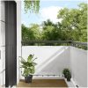 Balkongskärm vit 100% polyester oxford vidaXL 90 x 800 cm – miniatyr 1