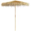 Bambuparasoll med bananbladstak vidaXL 210 cm – miniatyr 2