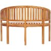 Bananbänk massiv teak vidaXL 120 cm – miniatyr 6