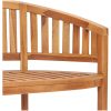 Bananbänk massiv teak vidaXL 151 cm – miniatyr 7