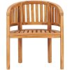 Bananstol massiv teak vidaXL – miniatyr 4