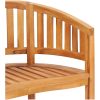 Bananstolar 2 st massiv teak vidaXL – miniatyr 8