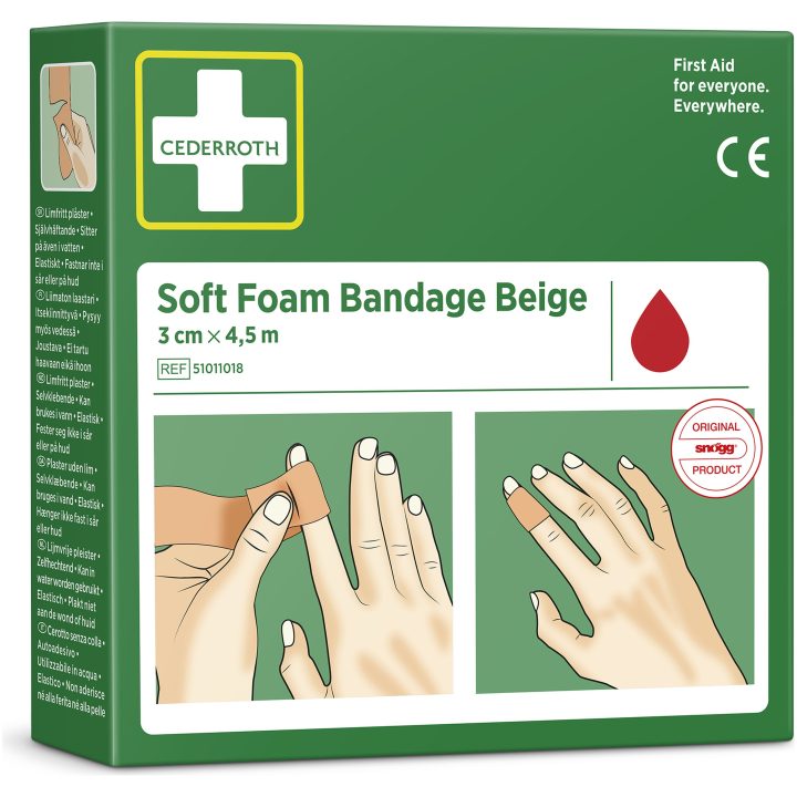 Bandage Mjukt Skum Beige Cederroth – bild 2