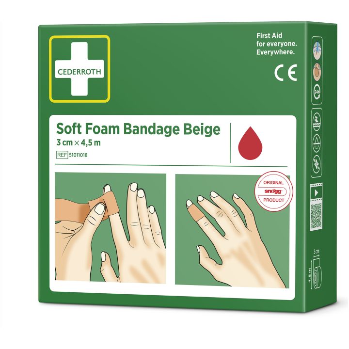 Bandage Mjukt Skum Beige Cederroth – bild 3