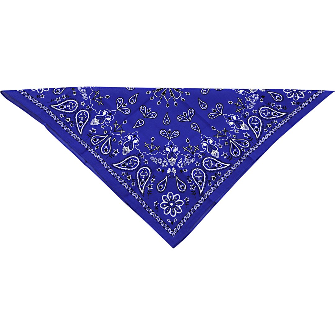 Bandana Paisley Marinblå Vit ZAN HEADGEAR