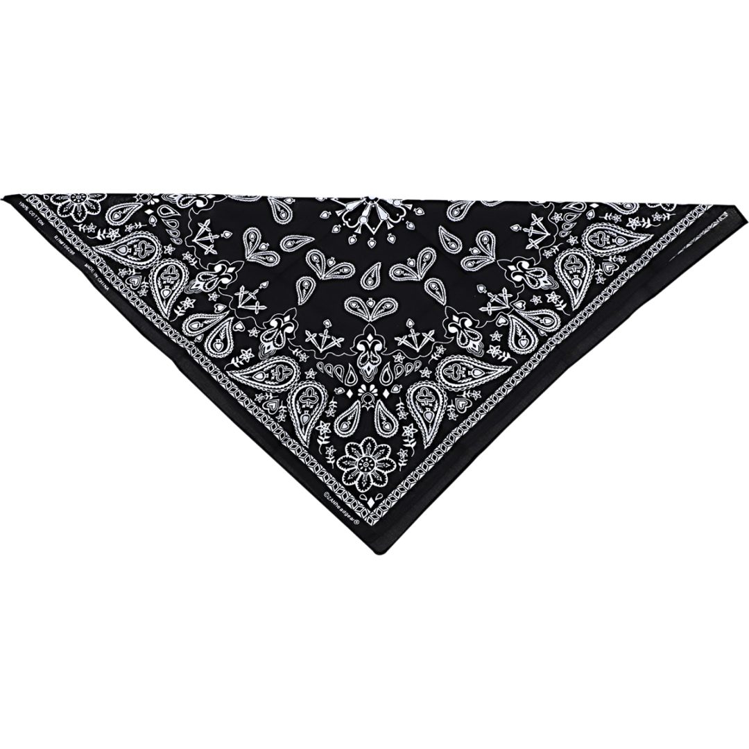 Bandana Paisley Svart ZAN HEADGEAR