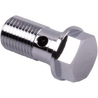 BANJO BOLT 10MM M10X1 CHROME