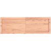 Bänkskiva badrum ljusbrun 120x40x(2-4) cm behandlat massivt trä vidaXL 120 x 40 x 4 cm – miniatyr 4
