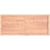 Bänkskiva badrum ljusbrun 120x50x(2-6) cm behandlat massivt trä vidaXL 120 x 50 x 6 cm – miniatyr 4