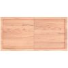 Bänkskiva badrum ljusbrun 120x60x(2-6) cm behandlat massivt trä vidaXL 120 x 60 x 6 cm – miniatyr 3