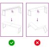 Bänkskiva badrum ljusbrun 140x30x(2-4) cm behandlat massivt trä vidaXL 140 x 30 x 4 cm – miniatyr 5