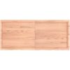 Bänkskiva badrum ljusbrun 140x60x(2-4) cm behandlat massivt trä vidaXL 140 x 60 x 4 cm – miniatyr 3