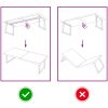 Bänkskiva badrum ljusbrun 140x60x(2-4) cm behandlat massivt trä vidaXL 140 x 60 x 4 cm – miniatyr 5