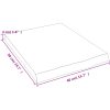 Bänkskiva badrum ljusbrun 40x50x(2-4) cm behandlat massivt trä vidaXL 40 x 50 x 4 cm – miniatyr 8
